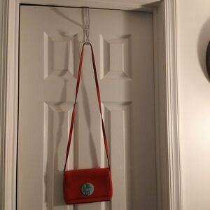 Kate Spade Red Crossbody Bag with Green Accent